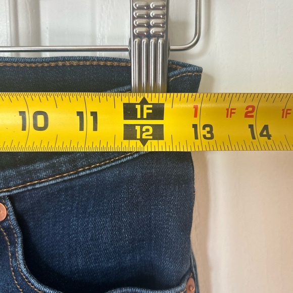 Madewell 9” High Rise Skinny Women's Blue Jeans in Polly Wash Size 25 - Picture 6 of 9